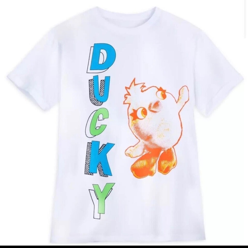 Disney Parks Toy Story White Tee with Ducky Design